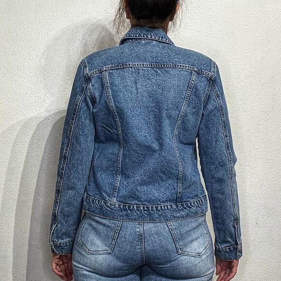 Hudson Blue Denim Jean Jacket Sz S - Picture 10 of 12